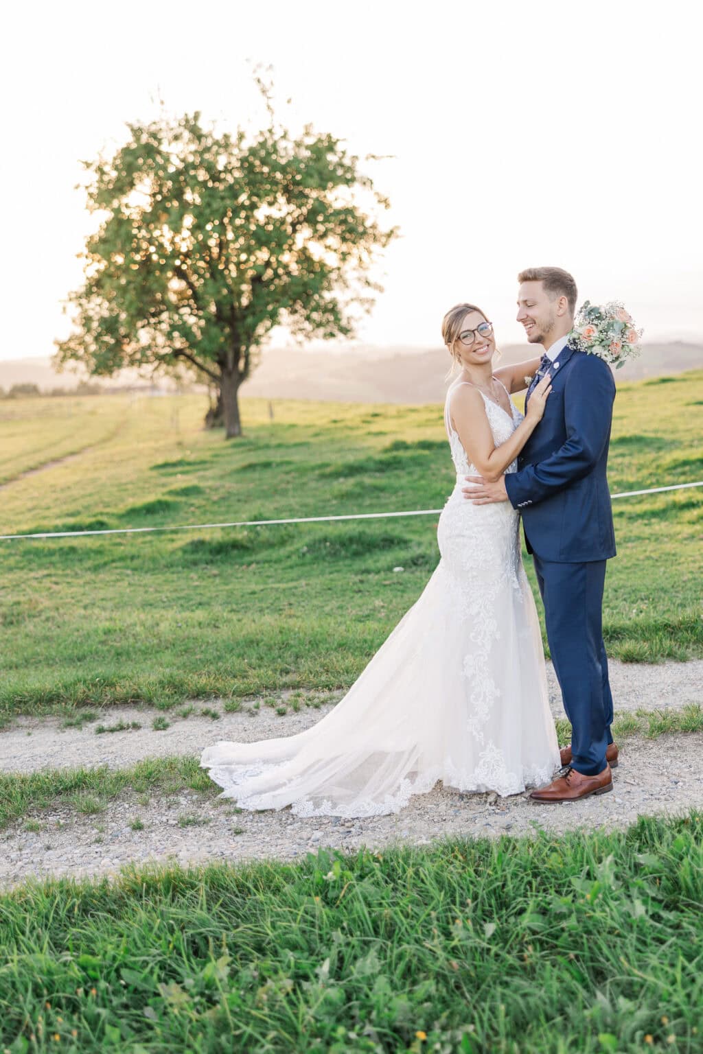 hochzeit presshaus aschach brautpaar shooting sonnenuntergang 02