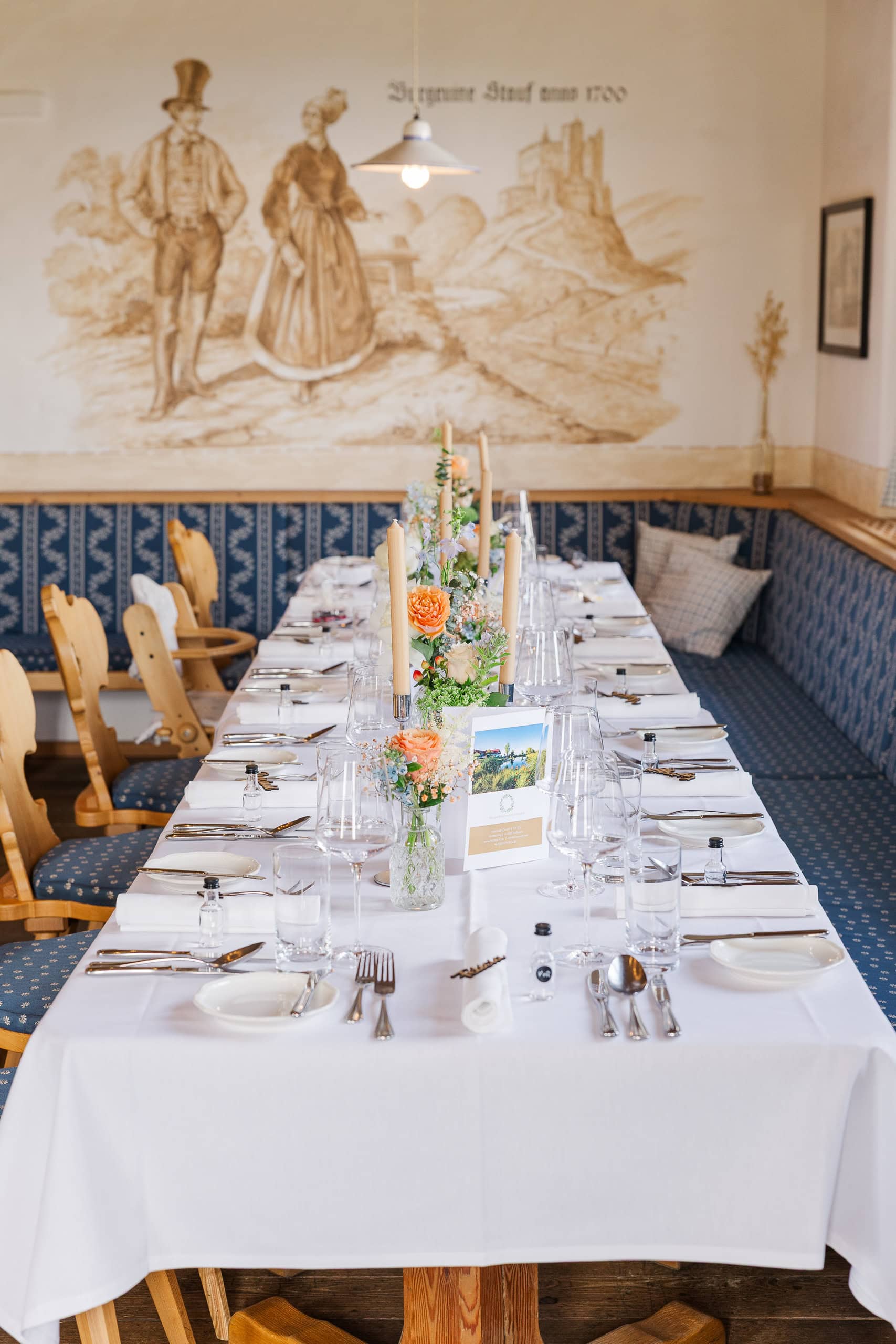 hochzeit hoamat brauttisch