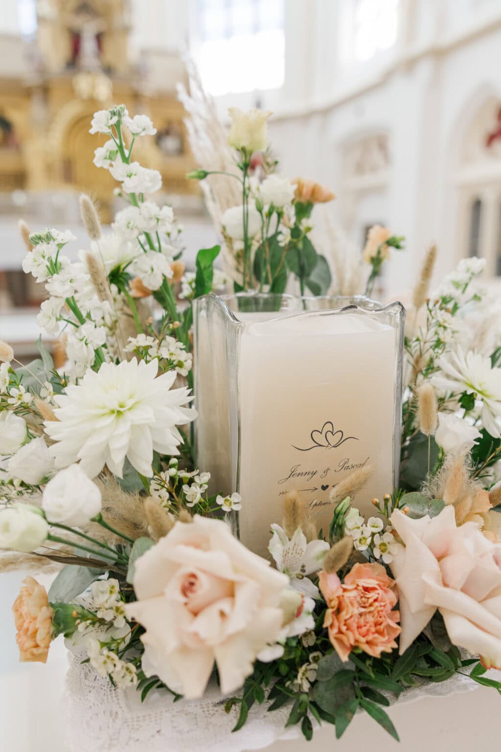hochzeit kirche traun blumen