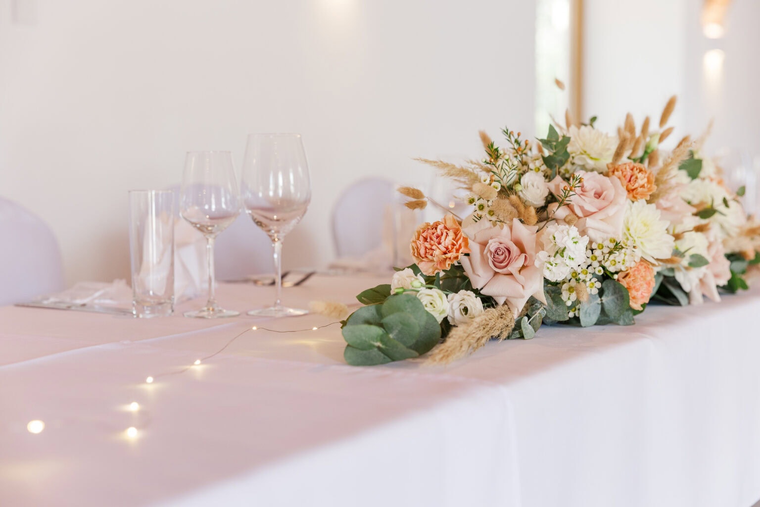 hochzeit oberbauergut brauttisch