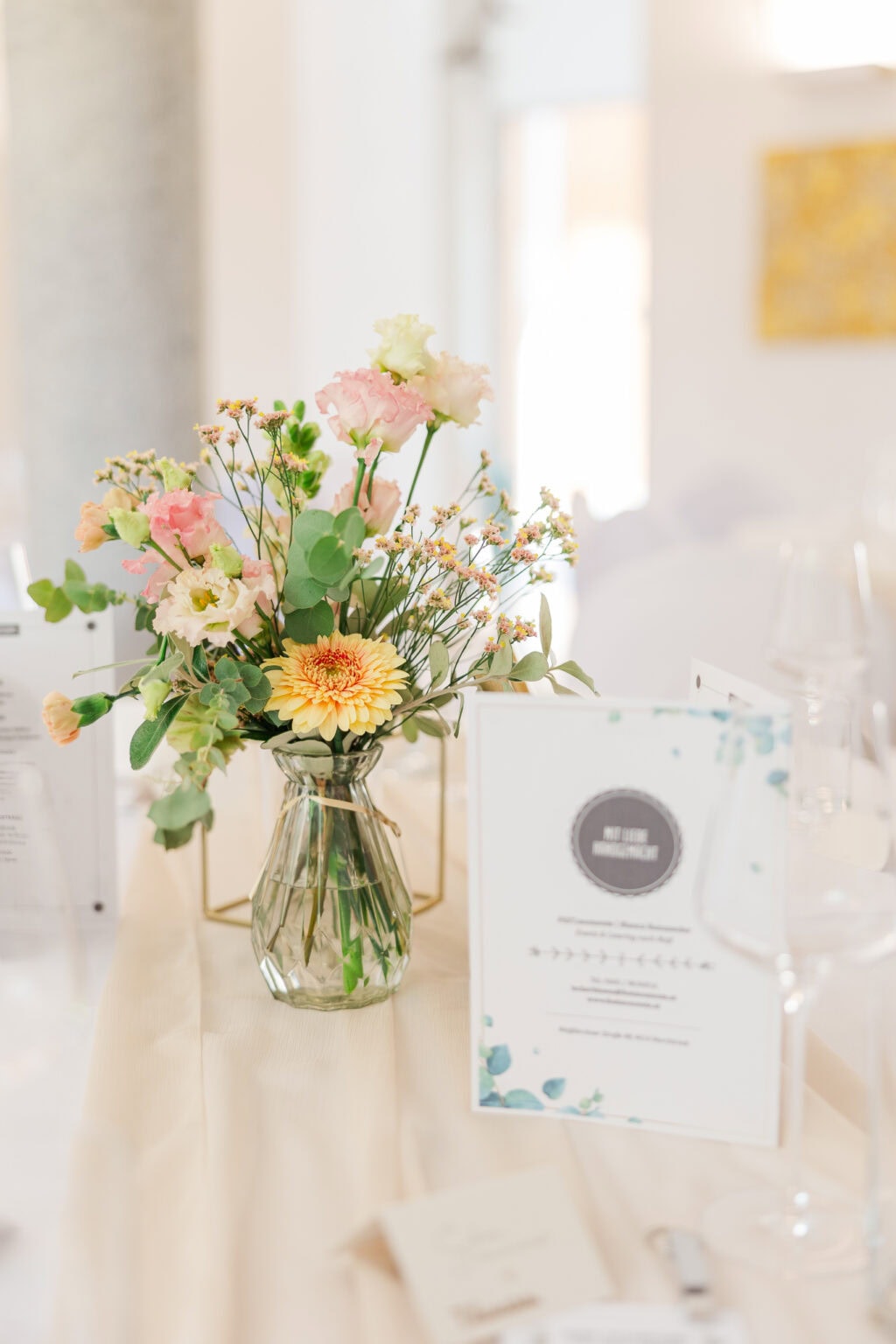 hochzeit schiefermair tisch deko